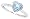 0.58Ct Heart Shaped Aquamarine Diamond Ring in 10Kt White Gold-5