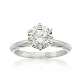 1.80ct Certified Diamond Solitaire Engagement Ring In Gold. Size 6.25