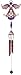 StealStreet SS-G-99890 Wind Chime Copper and Gem Angel Garden Decoration Hanging Porch Decor