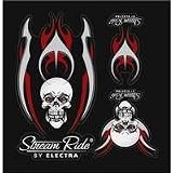 Electra SKULL DECAL SET
