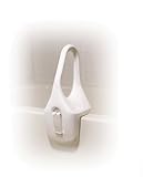 `Tub Rail Plastic 12 White White * Attractive ergonomically-designed tub rail provides a comfort