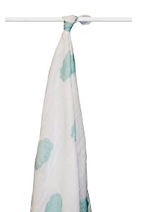 aden + anais Organic Swaddler, Sky Blue