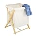 Whitmor Folding Wood Laundry Hamper