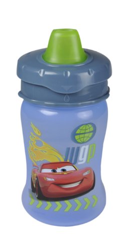 The First Years Y9561 - Cars Becher, 280 ml, der isolierte Becher k&uuml;hlt oder w&auml;rmt die Getr&auml;nke f&uuml;r Ihr Baby l&auml;nger