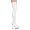 White Stretch Patent/Clear
