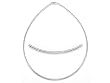 Zable(tm) Sterling Silver Round Omega Necklace 18' for use with Beads