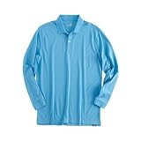 Ashworth 2010 Men's High-Twist Jersey Solid Long-Sleeve Golf Polo Shirt