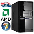 WLAN/USB3-Windows7 -MCW Silent Office / Multimedia PC mit AMD Quad-Core Phenom2 X4 840 mit 4x 3,2Ghz, 4GB RAM PC1333, 1000GB Festplatte, ATI HD 4250 VGA/DVI/HDMI, DVD-Brenner, GigaLAN, Sound, Cardreader, Windows 7