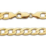 22 Yellow Gold Gentle Curb Link Chain