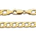 22 Yellow Gold Gentle Curb Link Chain