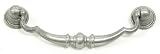 Top Knobs M2 Pewter Oxford 3.75 Center to Center Drop Pull from the Oxford Collection