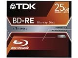 TDK BD-RE 25 Blue Ray disc - Pack 1