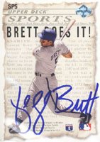 George Brett, Kansas City Royals, 1992 Upper Deck Autographed Card