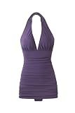 Spiegel Shirred Halter Swimdress