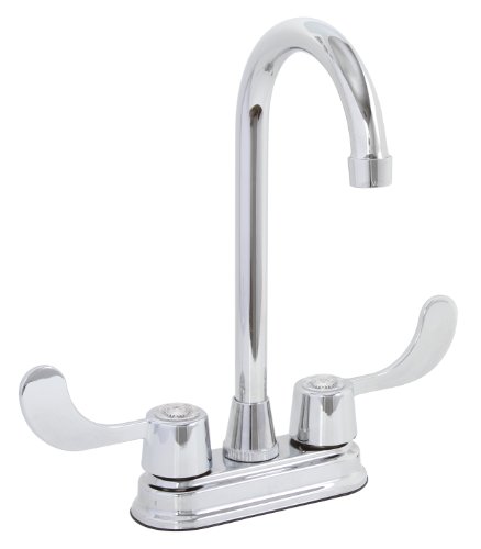 Premier 118260 Bayview Bar Faucet with Blade Handles, Chrome