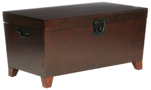 Southern Enterprises Espresso Pyramid Cocktail Table