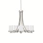 Kichler Lighting 1672NI 5-Light Hendrik Incandescent Chandelier, Brushed Nickel