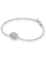 18K White Gold Classic Halo Paved Diamond Accents Twist Bangle Bracelet (1/5 cttw, G-H Color, VS2-SI1 Clarity)