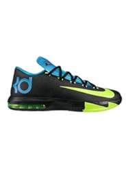 Nike KD VI LAM Men Sneaker Black/Vivid Blue/Dark Blue/Dark Grey/Volt 599424-010 (SIZE: 11.5)