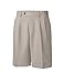 Cutter & Buck MCB01826 Mens Twill Microfiber Pleated Short