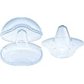 NUK 10107034 Brusth�tchen Silikon zum Schutz empfindlicher Brustwarzen, Gr��e M, 2 St�ck, inklusiv  1 Schutzdose