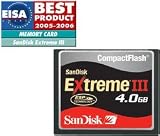 Electronics : sandisk 4gb Extreme III Compact Flash Card in retail packaging with carry case