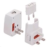 worldwide usb Travel Adaptor/charger plug -works in over 175 countries