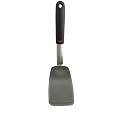 OXO Silicone Round Flex Turner - Stainless Steel/ Clear