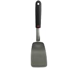 OXO Silicone Round Flex Turner - Stainless Steel/ Clear