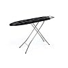 Monix Simplyk - Tabla de planchar, 4 posiciones de altura regulable, funda 100% algodon, color negro