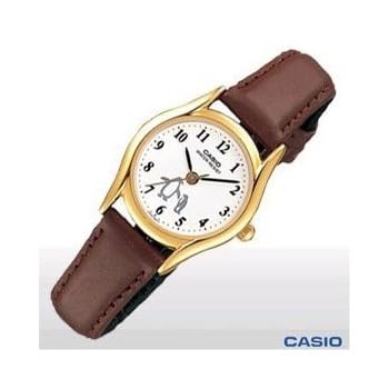 Casio signore cinturino in pelle marrone moda Guardare LTP-1094Q-7B6 Casio Ladies Brown Leather Strap Fashion Watch LTP-1094Q-7B6
