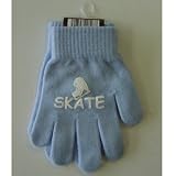 Ice Skate Logo Gloves - Baby Blue