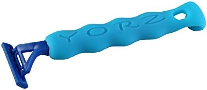 YORZ easy-to-hang personal razor grip (Caribbean blue)