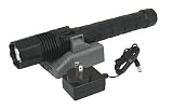 8060 LED Flashlight, Black, Rechargeable