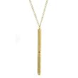 1960s Vintage Inspired Gold Tone Pen Necklace
