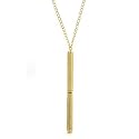 1960s Vintage Inspired Gold Tone Pen Necklace