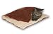 K&H Thermo-Kitty Heated Throw for Indoors and Car, 24 By 36 Inches, Rust & Cream