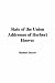 Book State of the Union Addresses of Herbert Hoover