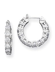 Sterling Silver Fancy CZ Earrings QE3227"