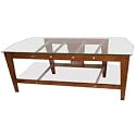 Plateau TLX-2V - 50" (inch) Two Shelf Glass and Wood TV Stand