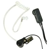 High Quality Midland AVP-H3 FBI Style Ear Bud/Microphone w/Transparent Coiled Ear Bud New