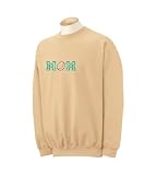 Custom embroidered ice hockey MOM sweatshirt
