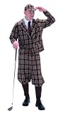 1930's Style Golfer Fancy Dress Costume