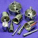 10 piece DIAMOND DUST HOLE SAW DRILL BIT for TILE GLASS MARBLE ROCK by Anytime Tools
