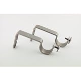 A&F Rod D�cor - Heavy Duty Wall Brackets for 1 inch Rod - Satin Nickel by 