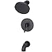 Pfister LG89-8NCB Contempra 1-Handle Tub & Shower Trim in Matte Black (Renewed)