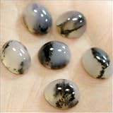 Agates Dendritic AGATE cabochon gemstone oval 10x8mm unique ov dendrites