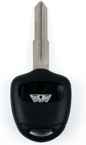 2 Buttons Left Groove Uncut Blade Keyless Entry Remote Case for Mitsubishi Pajero Triton Lancer Evo