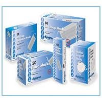 Dynarex Surgical Face Masks with Ties & Plastic Shield, Box of 50