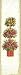 Eva Rosenstand Topiary Bookmark Counted Cross Stitch Kit #45-400